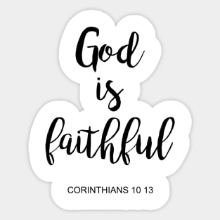 corinthians 10 13 Sticker